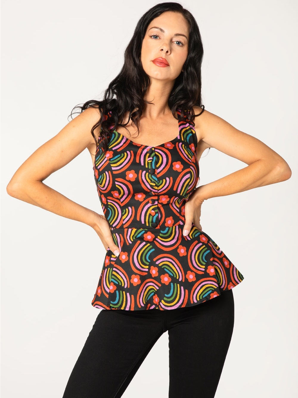 Miss Lulo "MOLLY" RAINBOWS Top